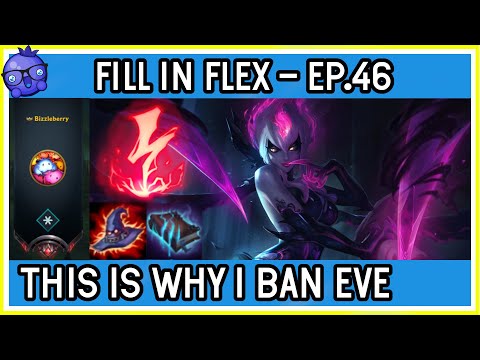 Fill in Flex ep.46 - So this is why Evelynn Jungle is perma banned! - League of Legends