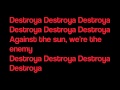 Destroya My Chemical Romance Lyrics 
