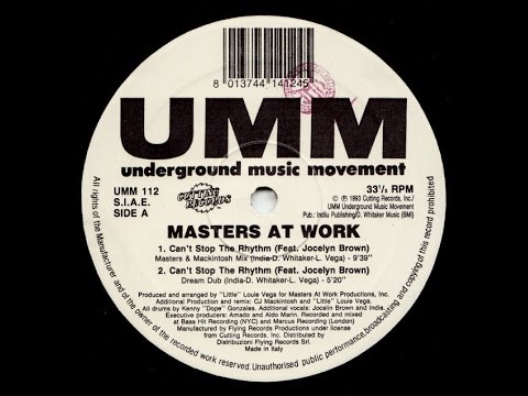 HOUSE COLLECTION | MAW feat. Jocelyn Brown - Can't Stop The Rhythm (Masters & Mackintosh Mix)