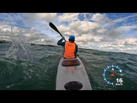 Great glide! Epic V7 surfski