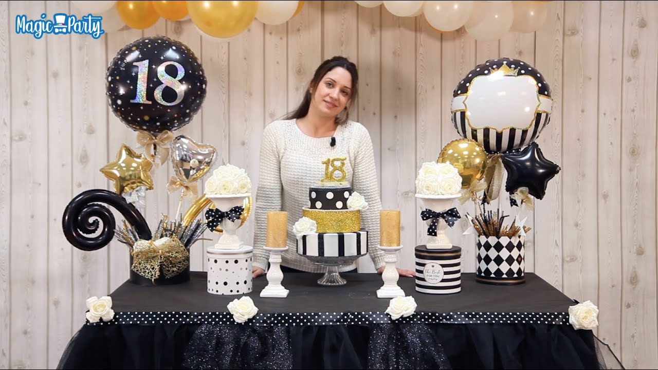 Realizziamo insieme un Decoration Table per i 18 anni in stile Glamour