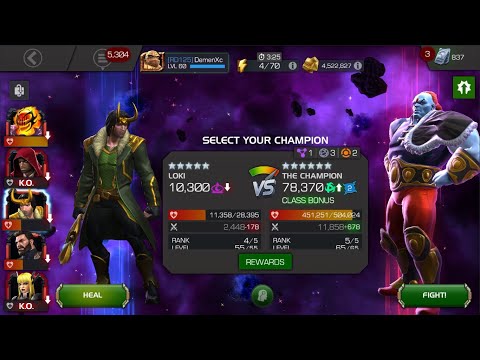 Act 6.2.6 Mystic path + Loki Vs The Champion (Spite node)