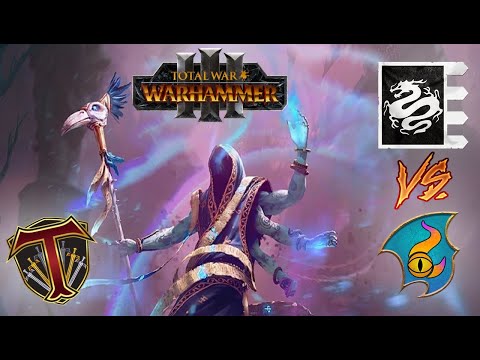 Chivalrous Tzeentch? Grand Cathay vs Tzeentch - Total War Warhammer 3