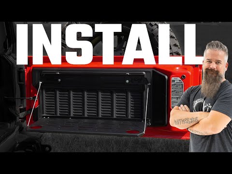 Installing Jeep Wrangler JL Tailgate Table [by Rough Country]