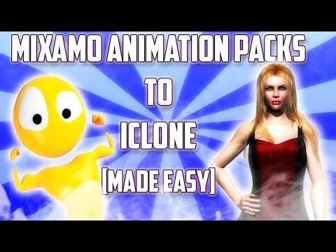 HOW TO  Importing mixamo packs to Iclone!