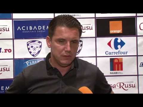 PANDURII TV / INTERVIU AL PREŞEDINTELUI NARCIS RĂDUCAN DUPĂ MECIUL POLI TIMIŞOARA - PANDURII