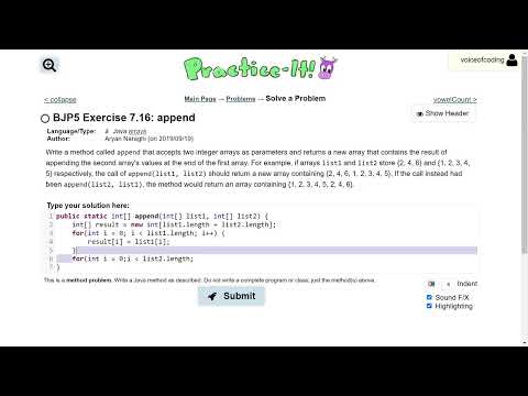 Exercise 7 16 Append Java Tutorial Practice It