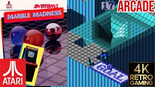 Marble Madness Arcade (Atari 1984) 4k 60fps Longplay