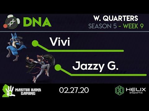 DNA S5:W9 - Vivi (Hero, Lucario) Vs. Jazzy G. (Bayonetta) - W Quarterfinals