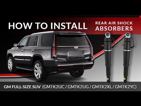 GM Full-Size SUV Rear Electronic Air Shock Install | 112G-14-R / 112G-13-R