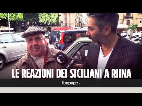 La reazione dei siciliani al boss Rina