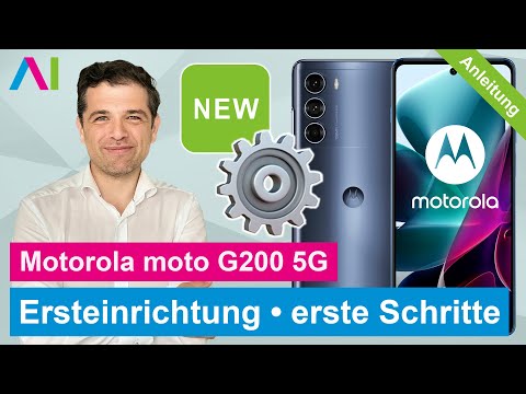 Motorola moto g200 5G - Ersteinrichtung / Konfiguration • 📱 • ⚙️ • ☑️ • Anleitung | Tutorial