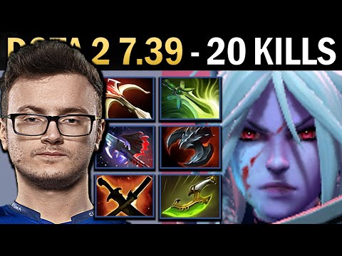 Drow Ranger Gameplay Miracle with 20 Kills and SNY -  Dota 7.39