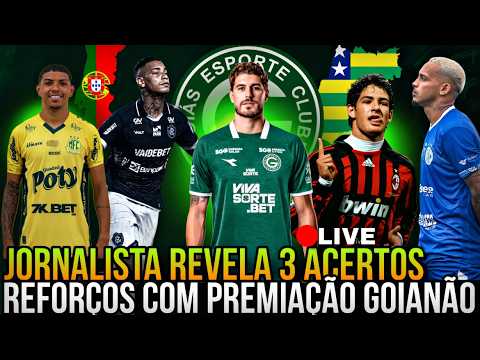💚😱 PRESENTE DE CAMPEÃO: 3 REFORÇOS CERTOS NO GOIÁS PARA A SÉRIE B! CONFIRA NEGOCIAÇÕES