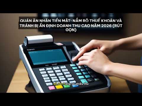 [Lưu ý] Quán Ăn Nhận Tiền Mặt: Nắm Rõ Thuế Khoán và Tránh Bị Ấ... #Shorts
