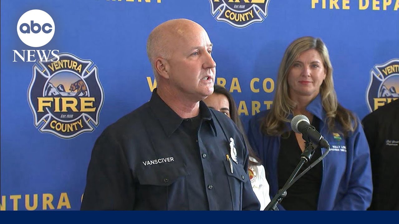 California officials give update on Mountain Fire