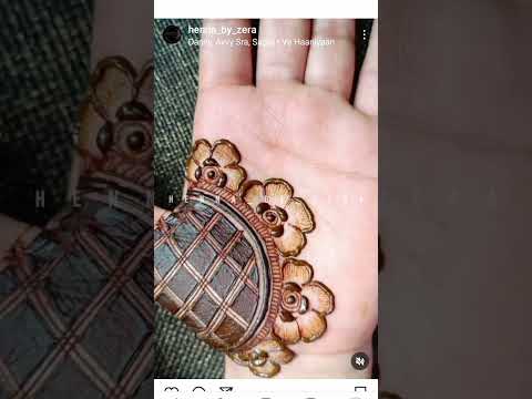 cute mehndi design #hooria #subscribe #ytshorts #amazing #gulabisharara