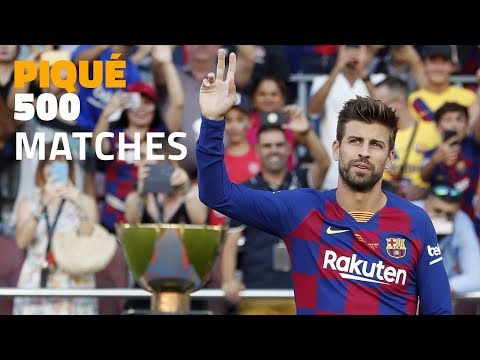 Piqué cumplirá ante el Betis su partido 500 con el Barça
