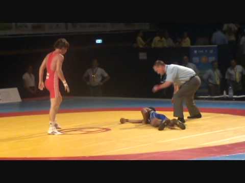 JUNIOR WORLD GR: Fuenffinger (USA) dec. Menekse (GER), 55 kg