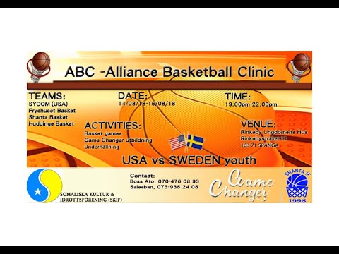 Basket turnering 2018 i Rinkeby Ungdomens Hus, Stockholm