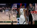 Drew Eubanks dunks on Thanasis Antetokounmpo! | Bucks vs. Spurs Scrimmage | NBA 2020