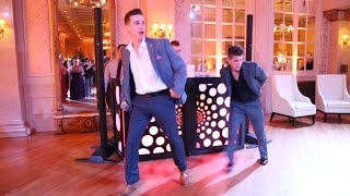 Troy Franklin Plaza Wedding Photographer Holly Greene &amp; Cool Cat DJs dancing to NSYNC Bye Bye Bye