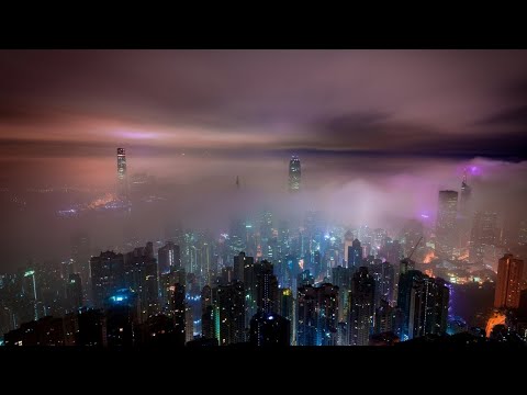 1 Hour Ambient Study Music With Cityscape Video