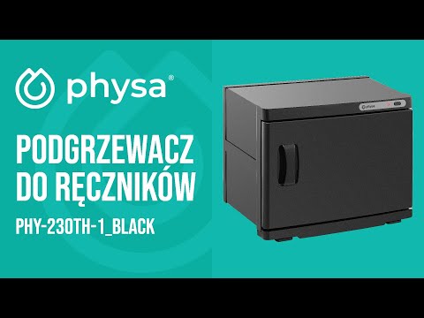 Video - Podgrzewacz do ręczników - ze sterylizacją UV - 70°C - 230 W - 23 l