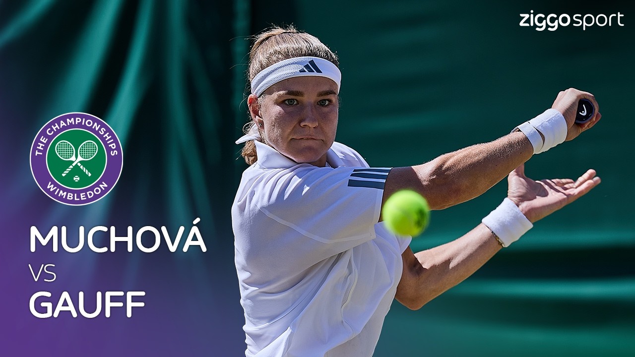 WAT EEN TITANENSTRIJD IN DEZE HALVE FINALE!! 😮🥵 | Muchová vs Gauff | Wimbledon 2026