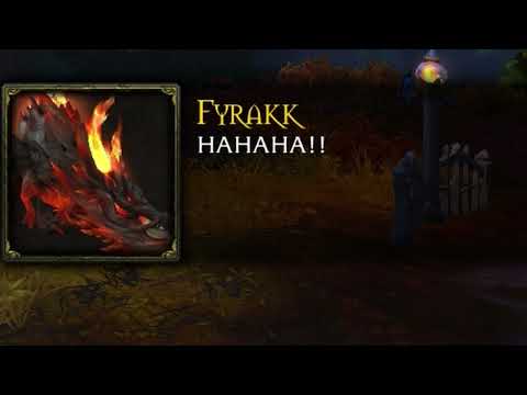 World of Warcraft Dragonflight. Fyrakk's Epic laugh. No SFX/Music/BG/AMB.