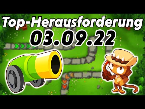 Top-Herausforderung 03.09.2022 - Affenaue [#BloonsTD6]