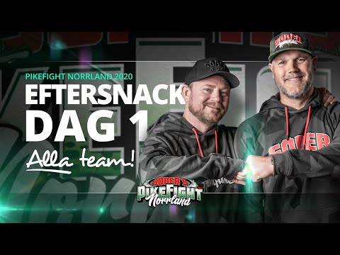 Pikefight Norrland 2020 - Eftersnack Dag 1. Alla team!