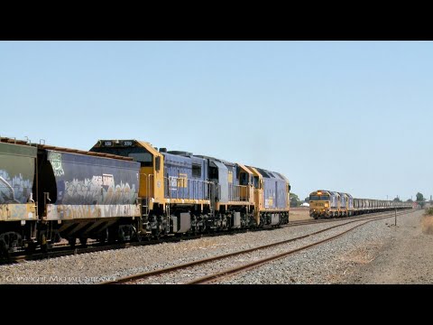 Grain Trains 3CK5 (G540 XR558 X50) & 4KC5 (8133 8174 BL26) Cross (23/1/2019) - PoathTV Railways