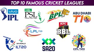 The Top 10 Most Famous T20 Cricket Leagues in the World | S Cricket Knowledge