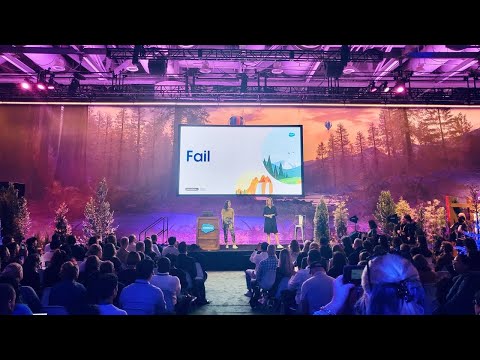 Dreamforce 2022 - Keynote 'Do You Want to Fail Fast?' by Amira Mahjoub and Ilka Tuinstra