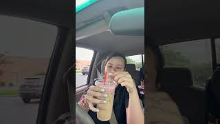 trying some king kylie drinks 👑 🩷 at Dunkin plus the starlight lemonade ✨