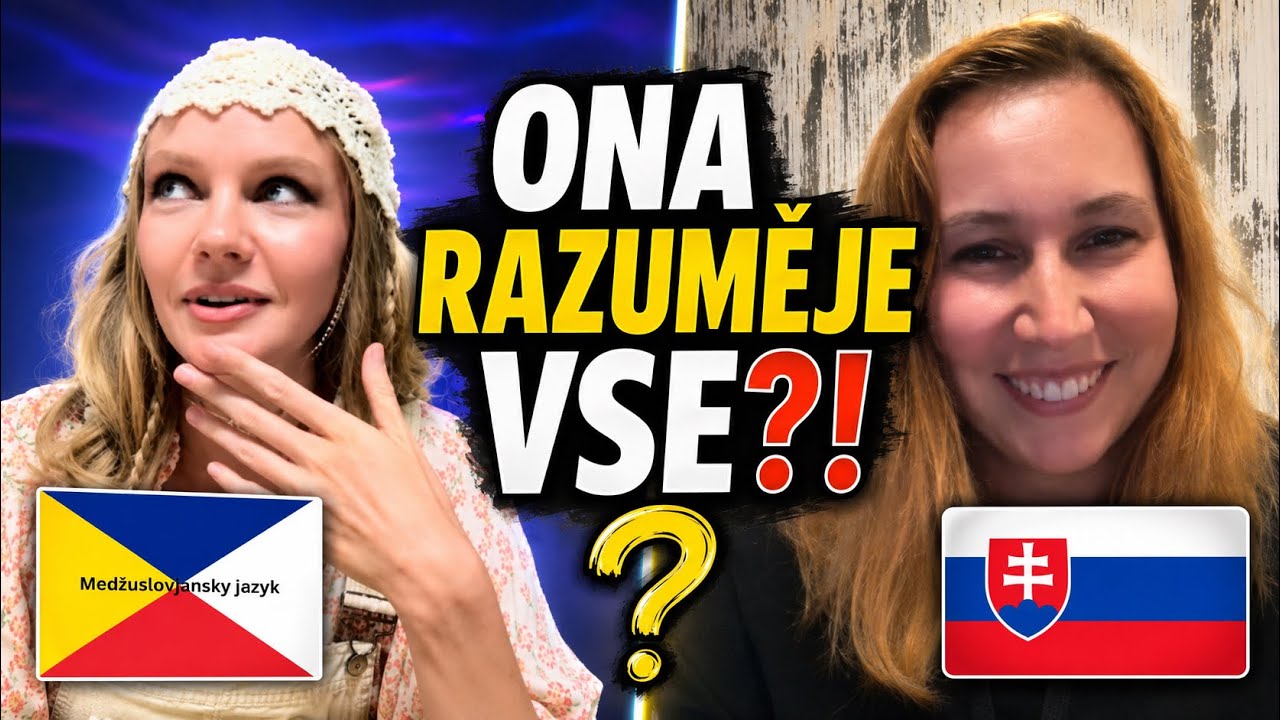 🇸🇰 SLOVAKIJA RAZUMĚJE MEDŽUSLOVJANSKY?