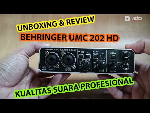 BEHRINGER UMC202HD UNBOXING DAN REVIEW SINGKAT