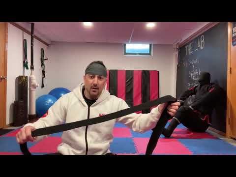 Judo foot sweep drill.