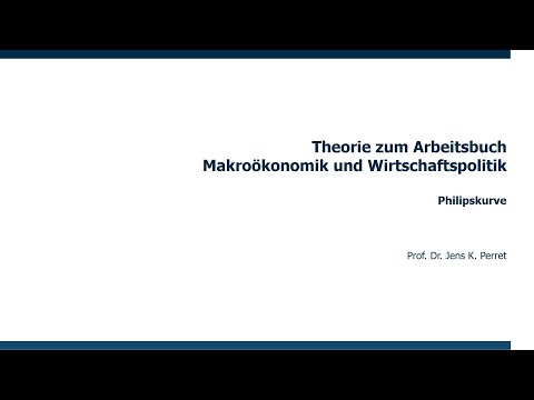 Philipskurve - Arbeitslosigkeit und Inflation