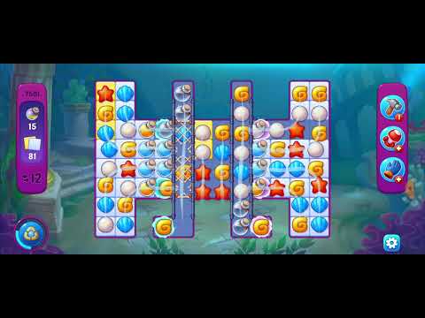 7500 7501 Unlocking New Level #fishdom #playrix #Pretty Aqua Fishdom  ♒️🐟🐠