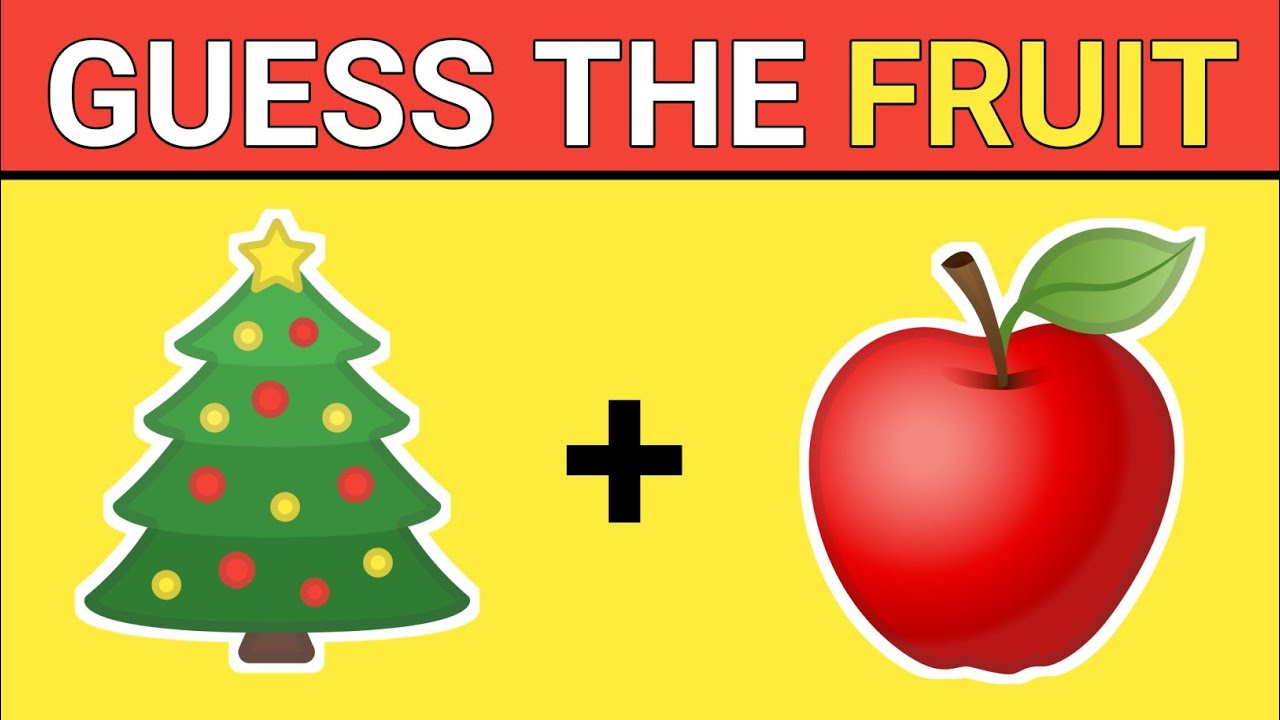 Guess The Fruit By Emoji | Emoji Quiz 🍓 |