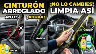 Cinturón de seguridad no recoge: Solución GRATIS (Audi A6 C6) Válido para Cualquier Coche.