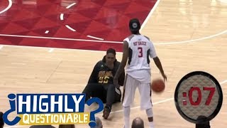 Atlanta Hawks fan gets absolutely destroyed by AND1 star Hot Sauce | Highly Questionable | ESPN