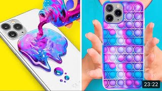 Amazing Mobile cover hacks with nail polish | Modern ideas