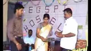 preview picture of video 'EGSP HOSTELDAY 2009 --EXTRAVAGAZA-- PRIZE FOR BOYS ---- VIDEO BY M.VALLALRAJ.avi'