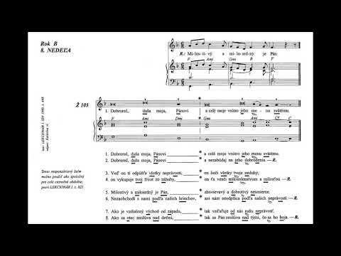 LS II, str.121 - Milostivý a milosrdný je Pán (Ž103)