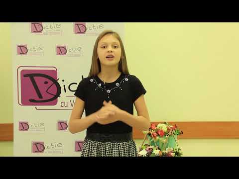 Irina Trofim- Cursantă la dicție cu Vera Nastasiu