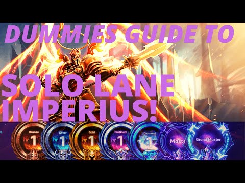 Imperius Angelic Armaments - Dummies Guide to Imperius Solo Lane! - Diamond 4 B2GM Season 4