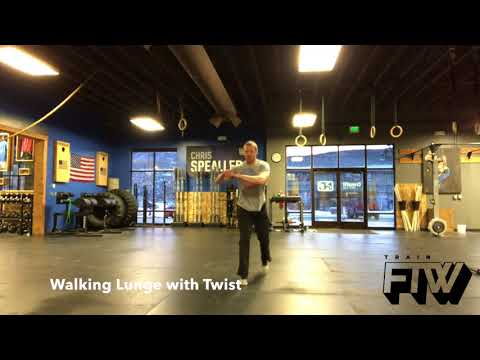 Walking Lunge with Twist